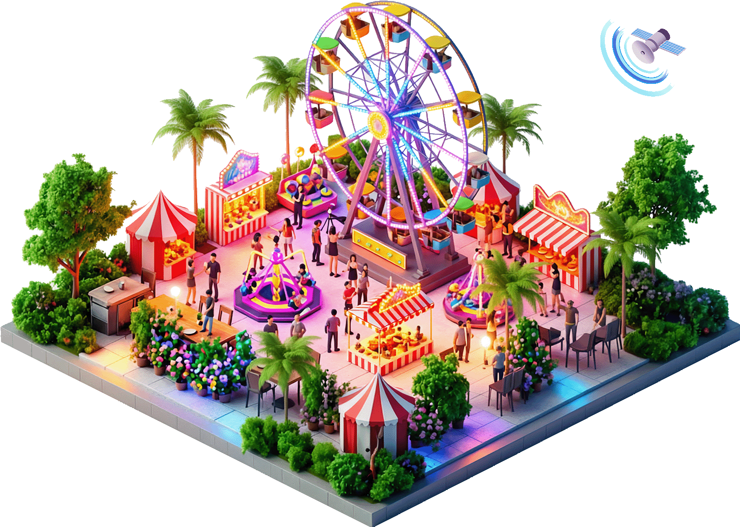 Temporary internet for events